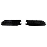 Grille - geschikt voor Audi A6 C7, sedan/avant 2011-10/2014 - 2-delig - zonder S-line - zwart glans