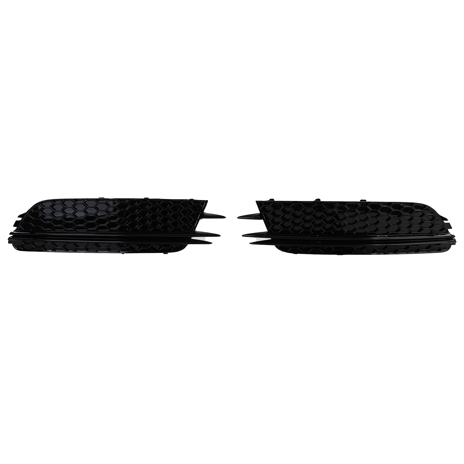 Grille - geschikt voor Audi A6 C7, sedan/avant 2011-10/2014 - 2-delig - zonder S-line - zwart glans
