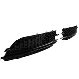 Grille - geschikt voor Audi A6 C7, sedan/avant 2011-10/2014 - 2-delig - zonder S-line - zwart glans