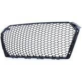 Grille - voorgrille geschikt voor Audi A4 B9 8W, sedan/avant 5/2015-12/2019 - zonder embleem - mat zwart