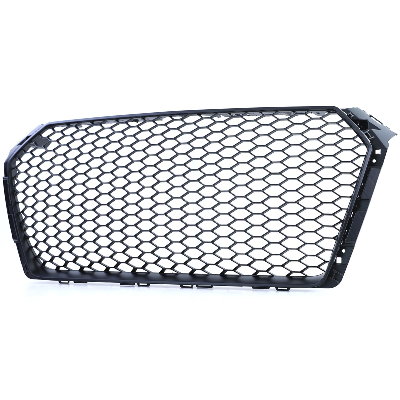 Grille - voorgrille geschikt voor Audi A4 B9 8W, sedan/avant 5/2015-12/2019 - zonder embleem - mat zwart