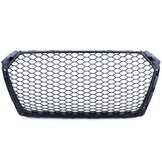 Grille - voorgrille geschikt voor Audi A4 B9 8W, sedan/avant 5/2015-12/2019 - zonder embleem - mat zwart