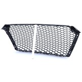 Grille - voorgrille geschikt voor Audi A4 B9 8W, sedan/avant 5/2015-12/2019 - zonder embleem - mat zwart