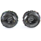 Koplampen geschikt voor VW Kever/Cabrio vanaf 08/1973 - H4 - zwart smoke