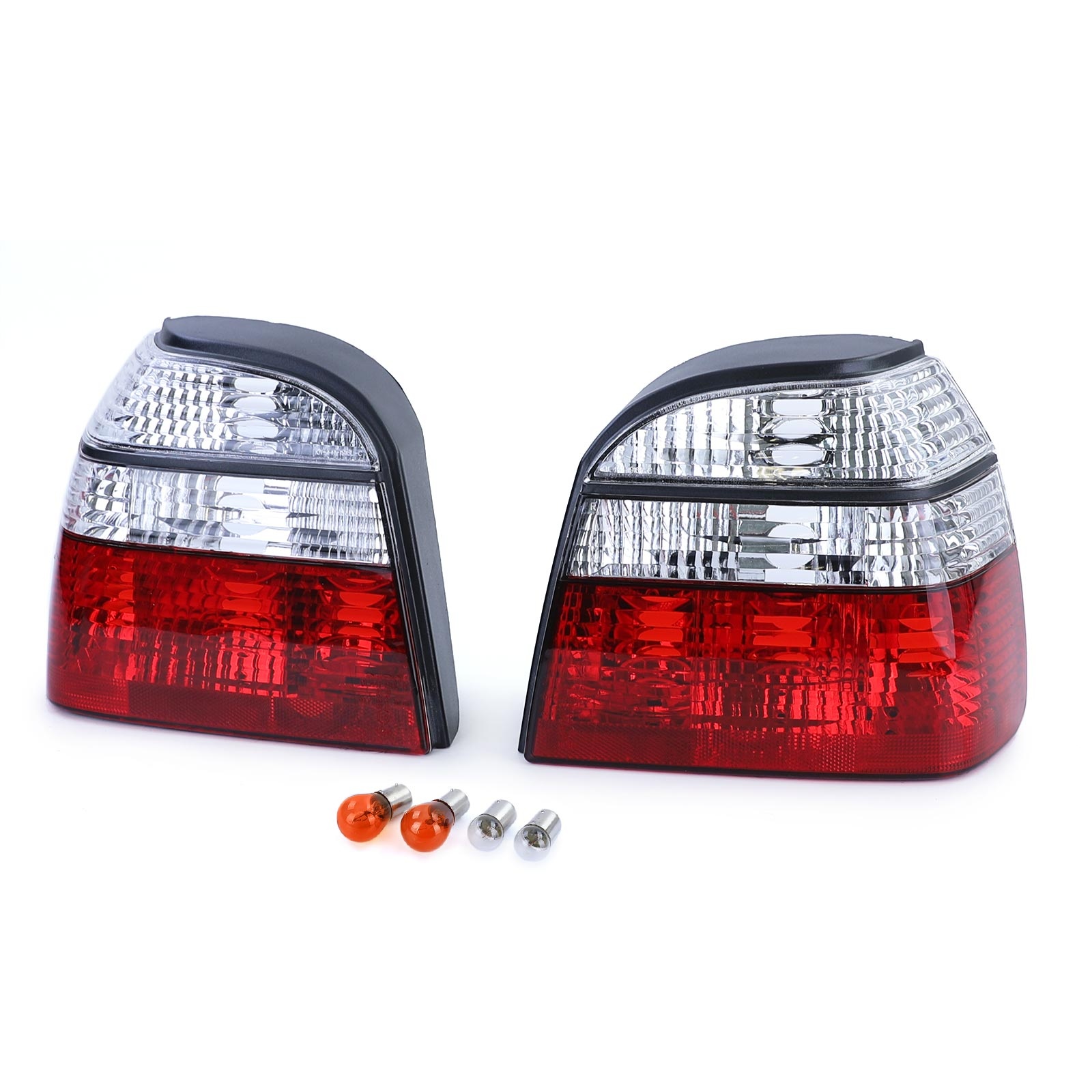 Achterlichten - geschikt voor VW Golf 3 sedan/cabrio 1991-1997 - rood helder