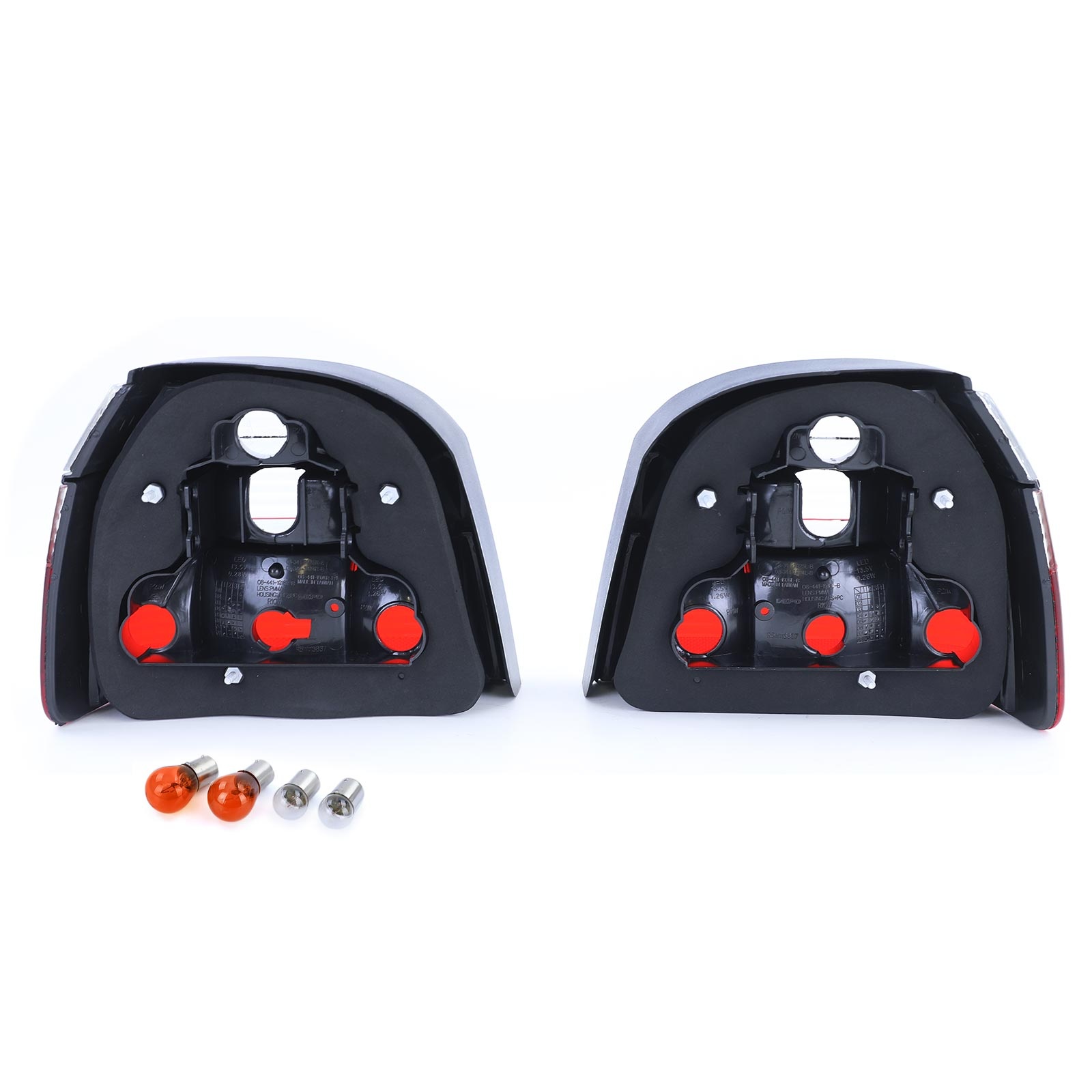 Achterlichten - geschikt voor VW Golf 3 sedan/cabrio 1991-1997 - rood helder