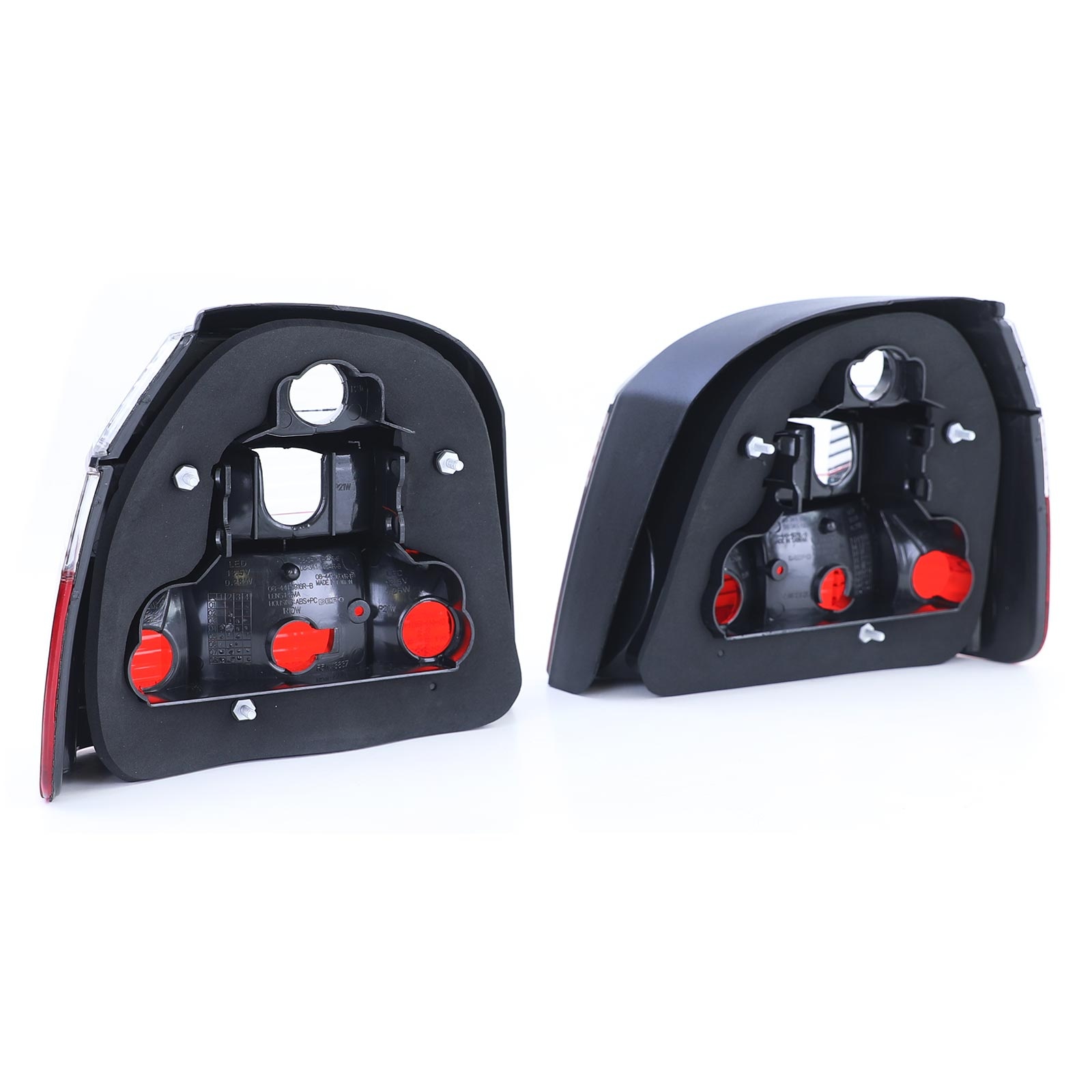 Achterlichten - geschikt voor VW Golf 3 sedan/cabrio 1991-1997 - rood helder