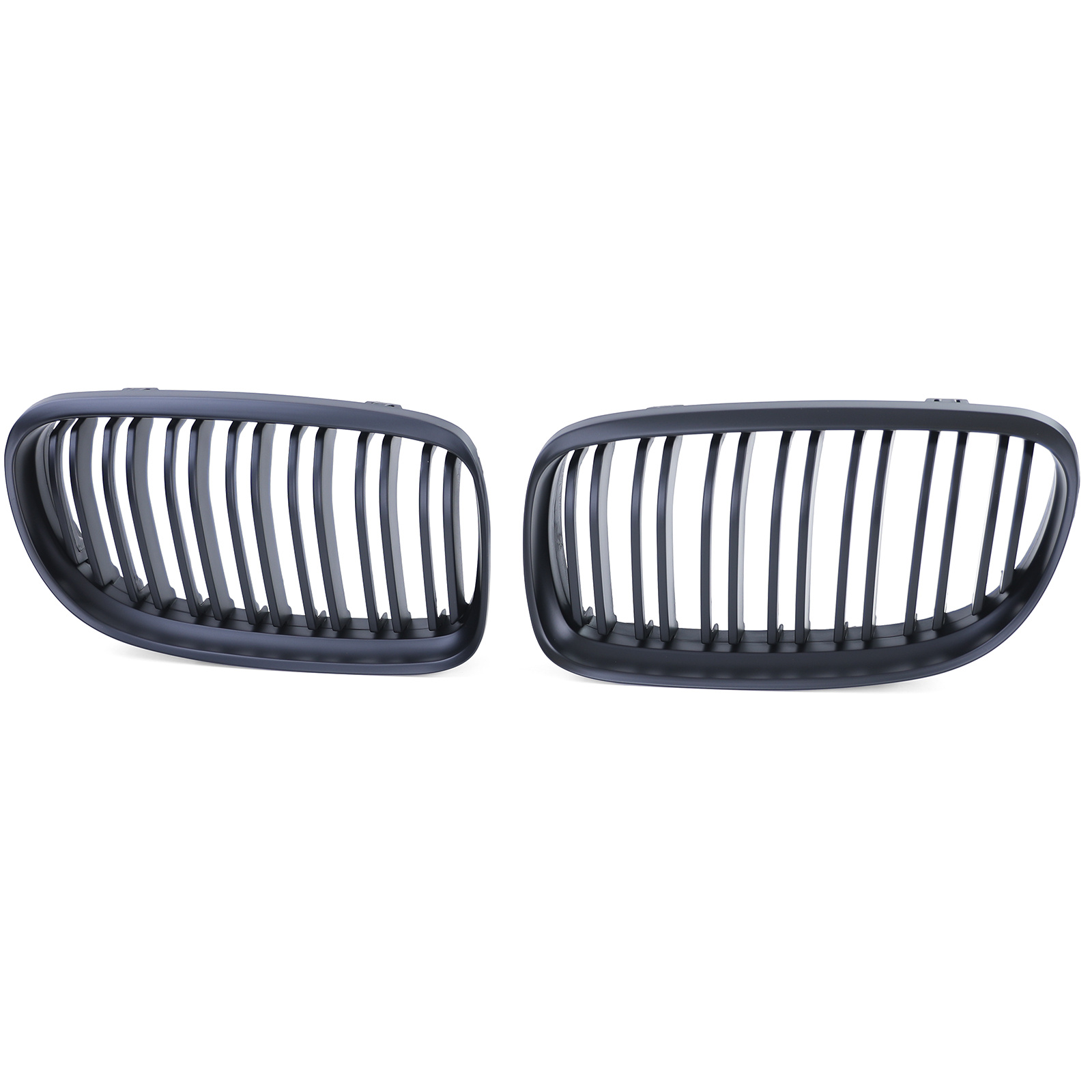 Grille - nieren geschikt voor BMW 3 serie E90/E91, sedan/touring 2008-6/2012 - 2-delig - mat zwart