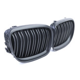 Grille - nieren geschikt voor BMW 3 serie E90/E91, sedan/touring 2008-6/2012 - 2-delig - mat zwart