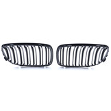 Grille - nieren geschikt voor BMW 3 serie E90/E91, sedan/touring 2008-6/2012 - 2-delig - mat zwart