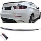Spoiler - achterspoiler - BMW X6 E71 01/2008-06/2014 - carbon-look/zwart glans