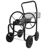 Slangenwagen - tuinslang haspel - 82x48x80cm - tot 60m - zwart