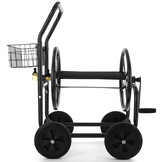 Slangenwagen - tuinslang haspel - 82x48x80cm - tot 60m - zwart