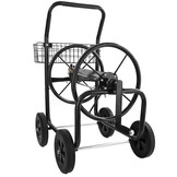Slangenwagen - tuinslang haspel - 82x48x80cm - tot 60m - zwart