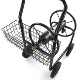 Slangenwagen - tuinslang haspel - 82x48x80cm - tot 60m - zwart