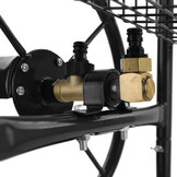 Slangenwagen - tuinslang haspel - 82x48x80cm - tot 60m - zwart