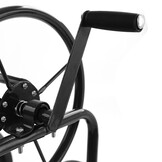 Slangenwagen - tuinslang haspel - 82x48x80cm - tot 60m - zwart