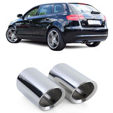 Uitlaatsierstuk geschikt voor Audi A3 8P 1,6TDI + 2,0TDI 11/2009-2013 2/3-deurs, 8PA 1,6TDI + 2,0TDI 4/5 D 11/2009-2013 - 80mm