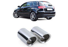 Uitlaatsierstuk - voor Audi A3 8P 1,6TDI + 2,0TDI 11/2009-2013 2/3-deurs, 8PA 1,6TDI + 2,0TDI 4/5 D 11/2009-2013 - 80mm
