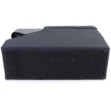 Middenconsole - geschikt voor VW Bus T5 7E/7F/7J/7H vanaf 04/2003, T6 SH/SG vanaf 04/2015 transporter/multivan - 51x18x35cm - kunstleer - zwart