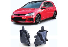 Mistlampen - voor VW Golf 7 GTI 5G1 2013-2020 - LED - zwart/smoke