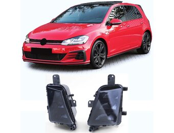 Mistlampen - geschikt voor VW Golf 7 GTI 5G1 2013-2020 - LED - zwart/smoke