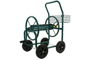 Slangenwagen - tuinslang haspel - 82x48x80cm - tot 60m - groen