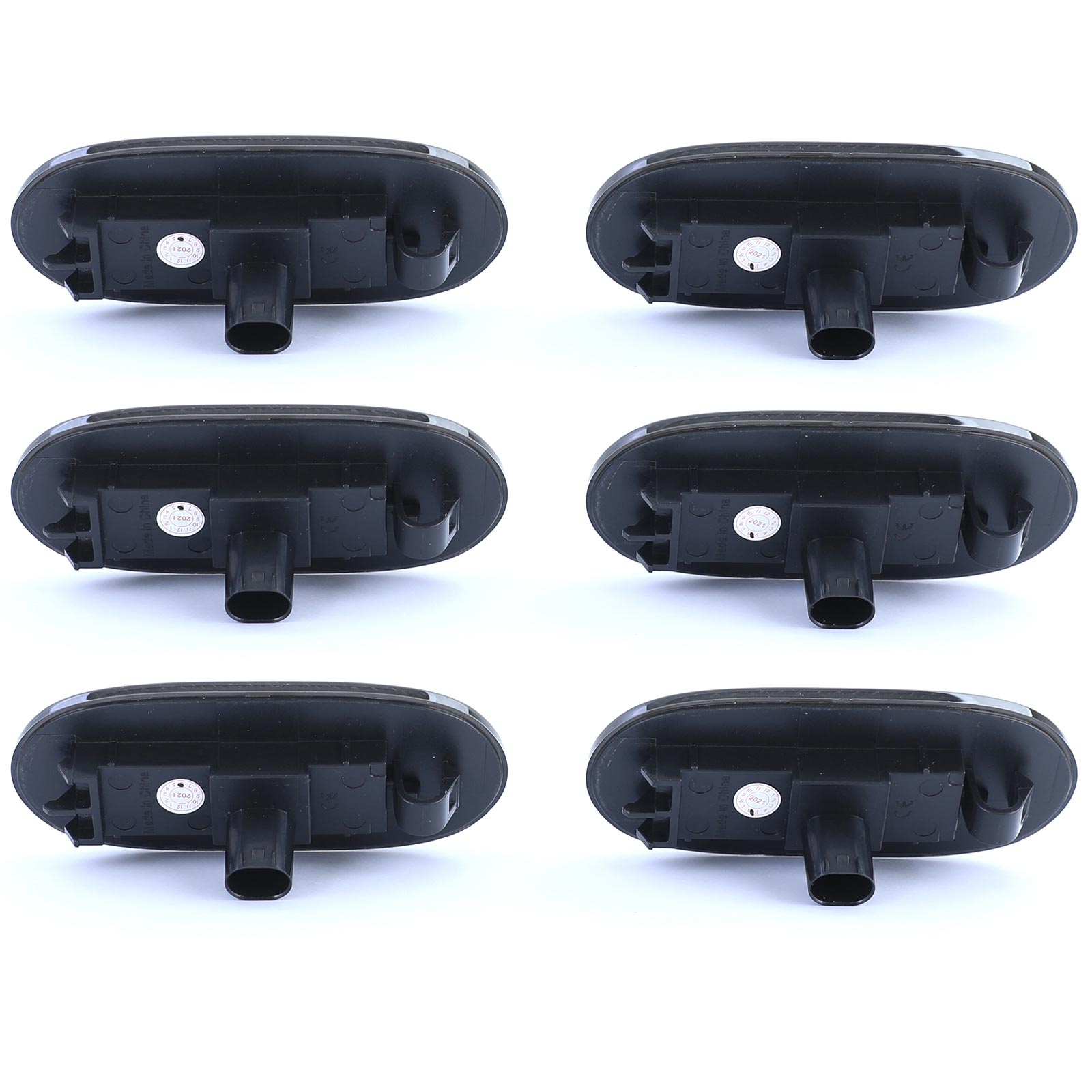 Zijknipperlichten - geschikt voor Mercedes Sprinter B906 3-T 06/2006-12/2006, 06/2006-12/2013, B907/B910 3,5-T vanaf 02/2018 - 6 stuks - zwart/smoke