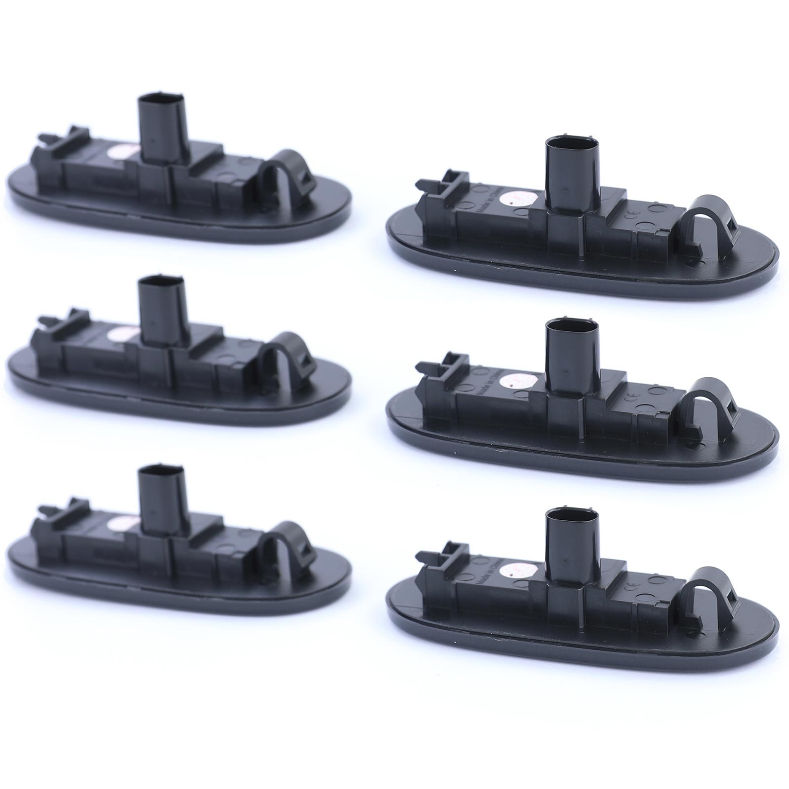 Zijknipperlichten - geschikt voor Mercedes Sprinter B906 3-T 06/2006-12/2006, 06/2006-12/2013, B907/B910 3,5-T vanaf 02/2018 - 6 stuks - zwart/smoke