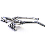 Spruitstuk - BMW E34 sedan/touring, 520i 24V + 525i 24V 04/1990-1996 - RVS