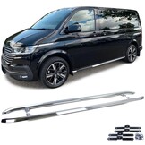 Treeplanken geschikt voor VW T5/T5.1 7E/7F/7J/7H Transporter/Multivan 04/2003, T6/T6.1 SH/SG Transporter/Multivan 04/2015 - 208cm - hoogglans gepolijst