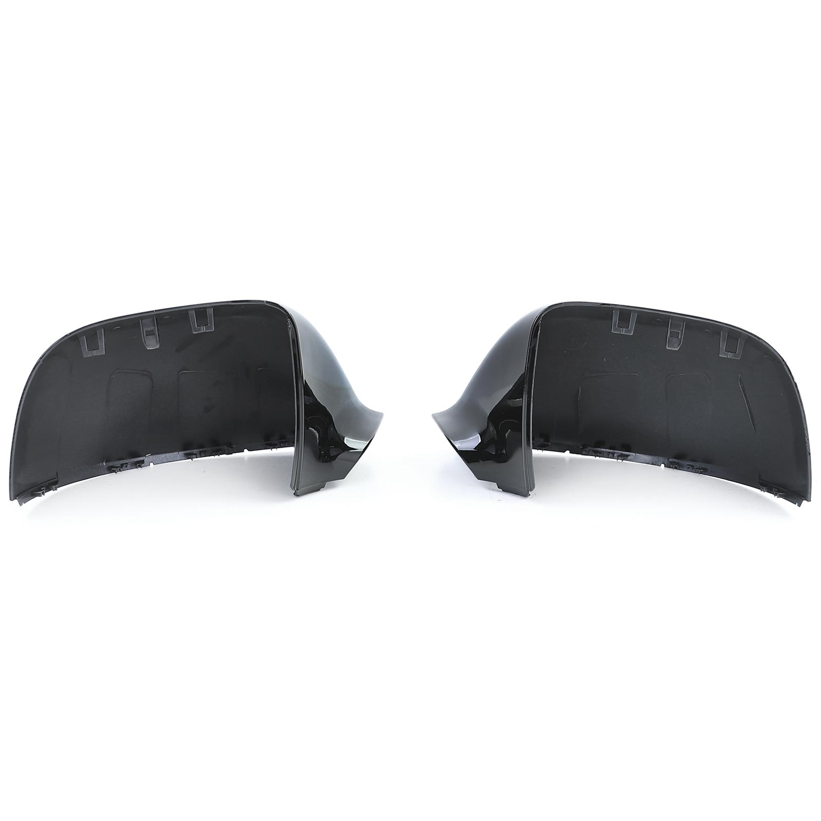 Spiegelkappen geschikt voor VW T5.2 transporter/multivan/caravelle vanaf 09/2009, T6/T6.1 transporter/multivan/caravelle vanaf 04/2015, Amarok I vanaf 2010 - zwart glans
