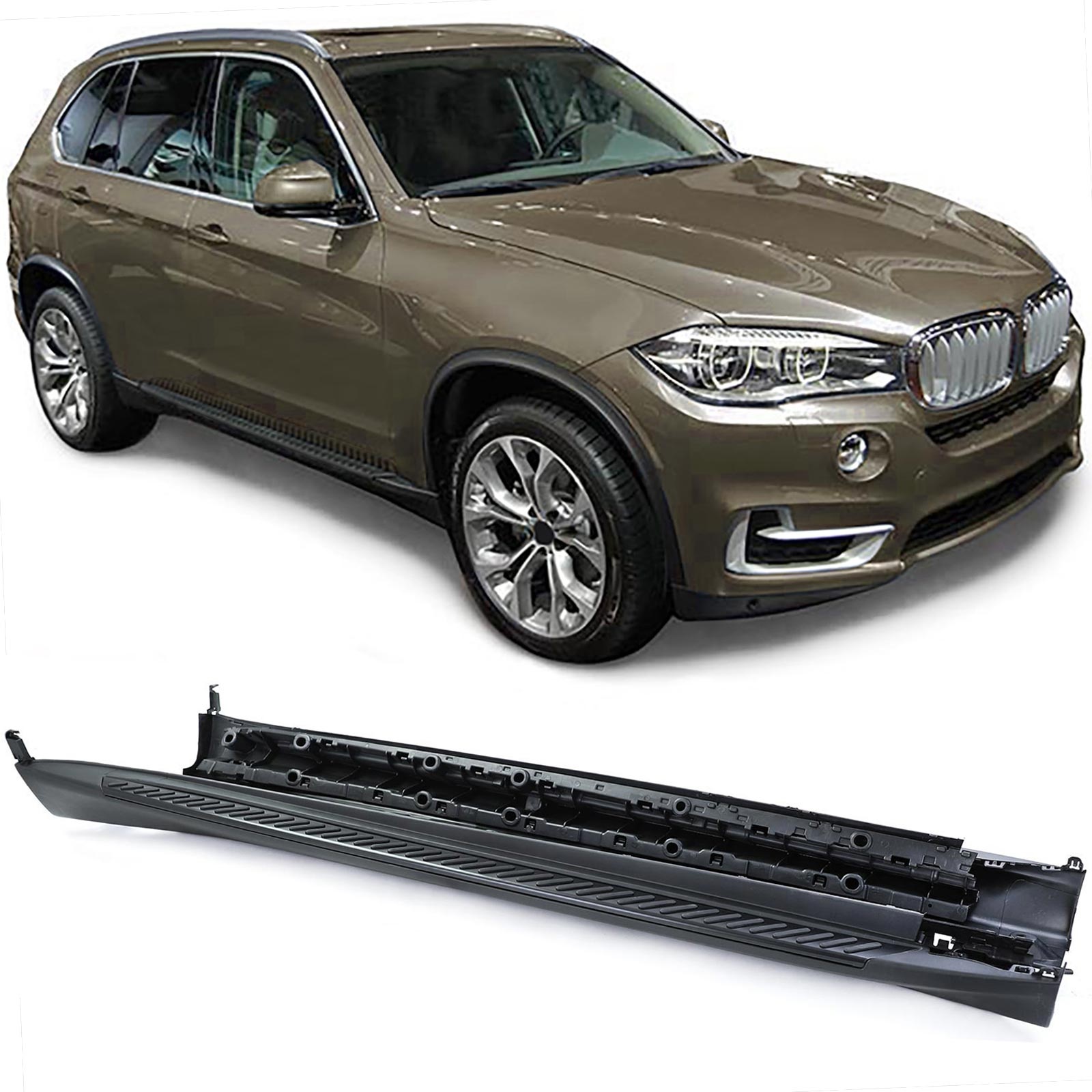 Treeplanken geschikt voor BMW X5 F15 2013-07/2018 - zwart