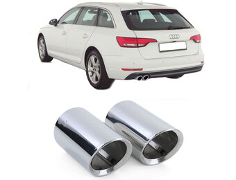 Uitlaatsierstuk - voor Audi A4 2.0TDI 3.0TDI B9 8W2 Sedan 10/2015-2019, 2.0TDI 3.0TDI B9 8W5 Avant 10/2015-2019 - 80mm