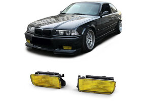 Mistlampen - BMW 3-serie E36 sedan/coupé/cabriolet/touring/compact 12/1990-08/1999 - H1 - geel