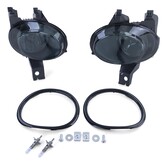 Mistlampen geschikt voor Peugeot 206 2A/2C/2E/2K vanaf 08/1998, CC vanaf 09/2000 - H1 - zwart/smoke