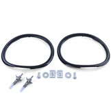 Mistlampen geschikt voor Peugeot 206 2A/2C/2E/2K vanaf 08/1998, CC vanaf 09/2000 - H1 - zwart/smoke