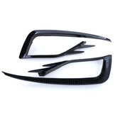 Mistlamp rooster - geschikt voor VW Golf 7 2017-2020 - GTI-look - glanzend zwart