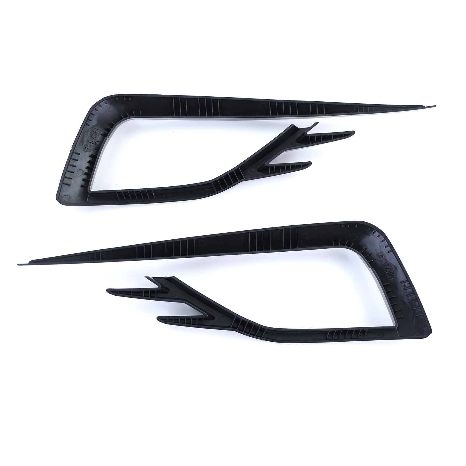 Mistlamp rooster - geschikt voor VW Golf 7 2017-2020 - GTI-look - glanzend zwart