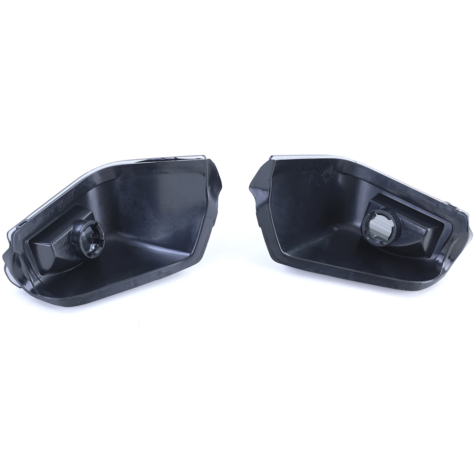 Spiegelknipperlichten geschikt voor Mercedes Sprinter W906 vanaf 06/2006 en VW Crafter 2E vanaf 04/2006 - zwart/smoke