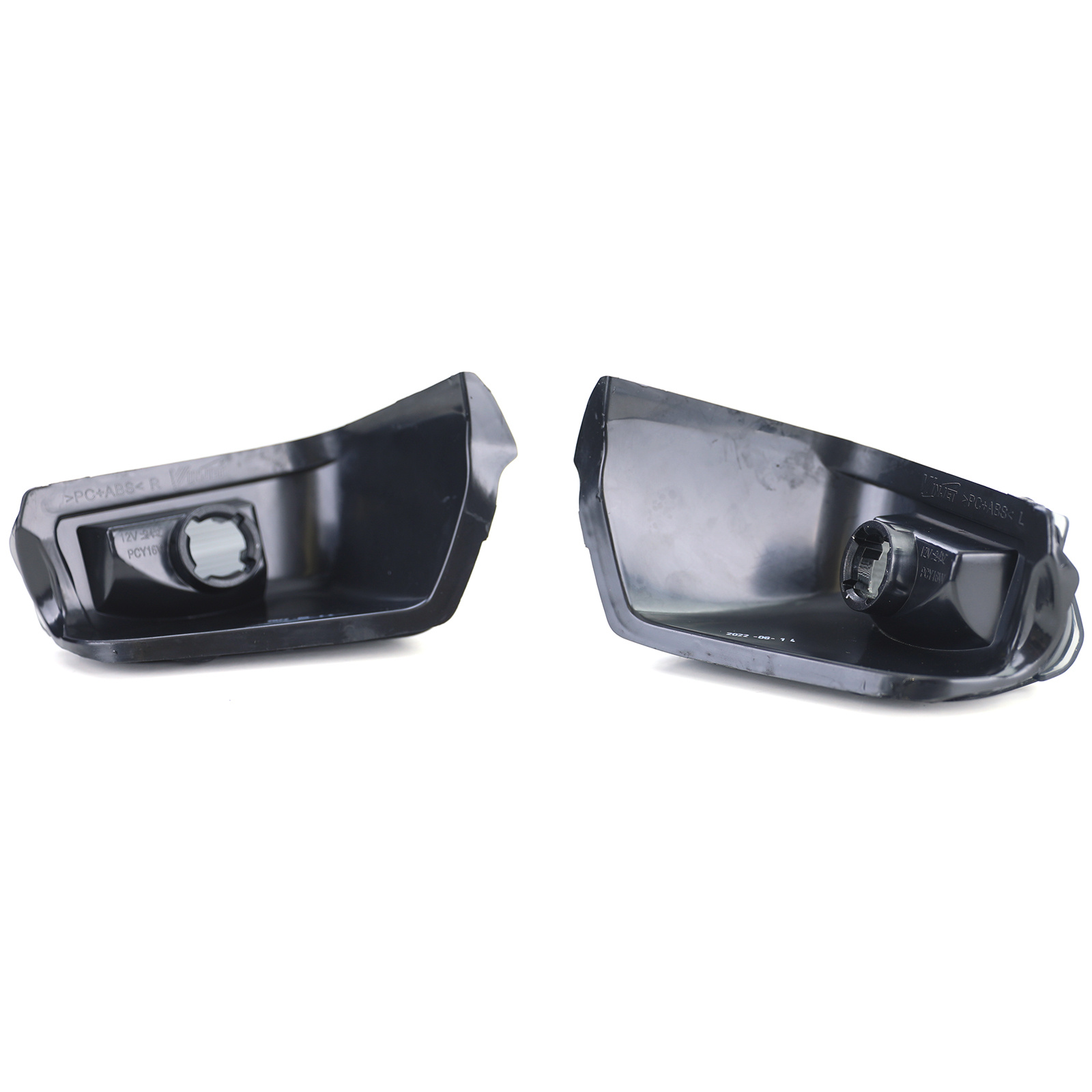 Spiegelknipperlichten geschikt voor Mercedes Sprinter W906 vanaf 06/2006 en VW Crafter 2E vanaf 04/2006 - zwart/smoke