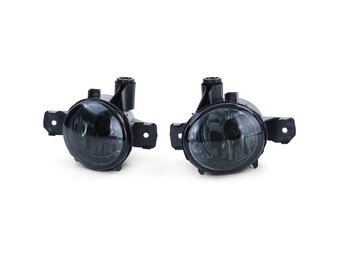 Mistlampen - BMW 1-serie E81/E82/E87/E88 2004-2011, X3 E83 facelift 09/2006-09/2010, X5 E70 02/2007-09/2010 - H11 - zwart/smoke