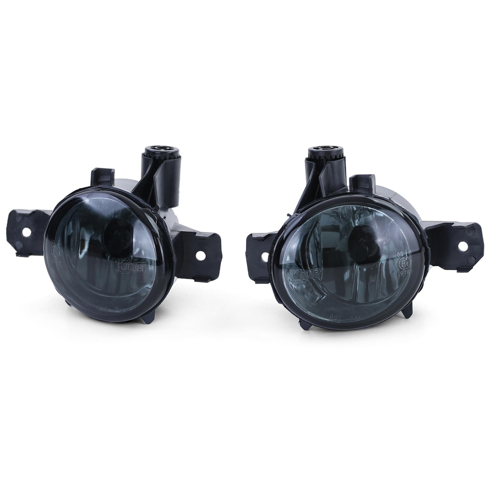 Mistlampen geschikt voor BMW 1-serie E81/E82/E87/E88 2004-2011, X3 E83 facelift 09/2006-09/2010, X5 E70 02/2007-09/2010 - H11 - zwart/smoke