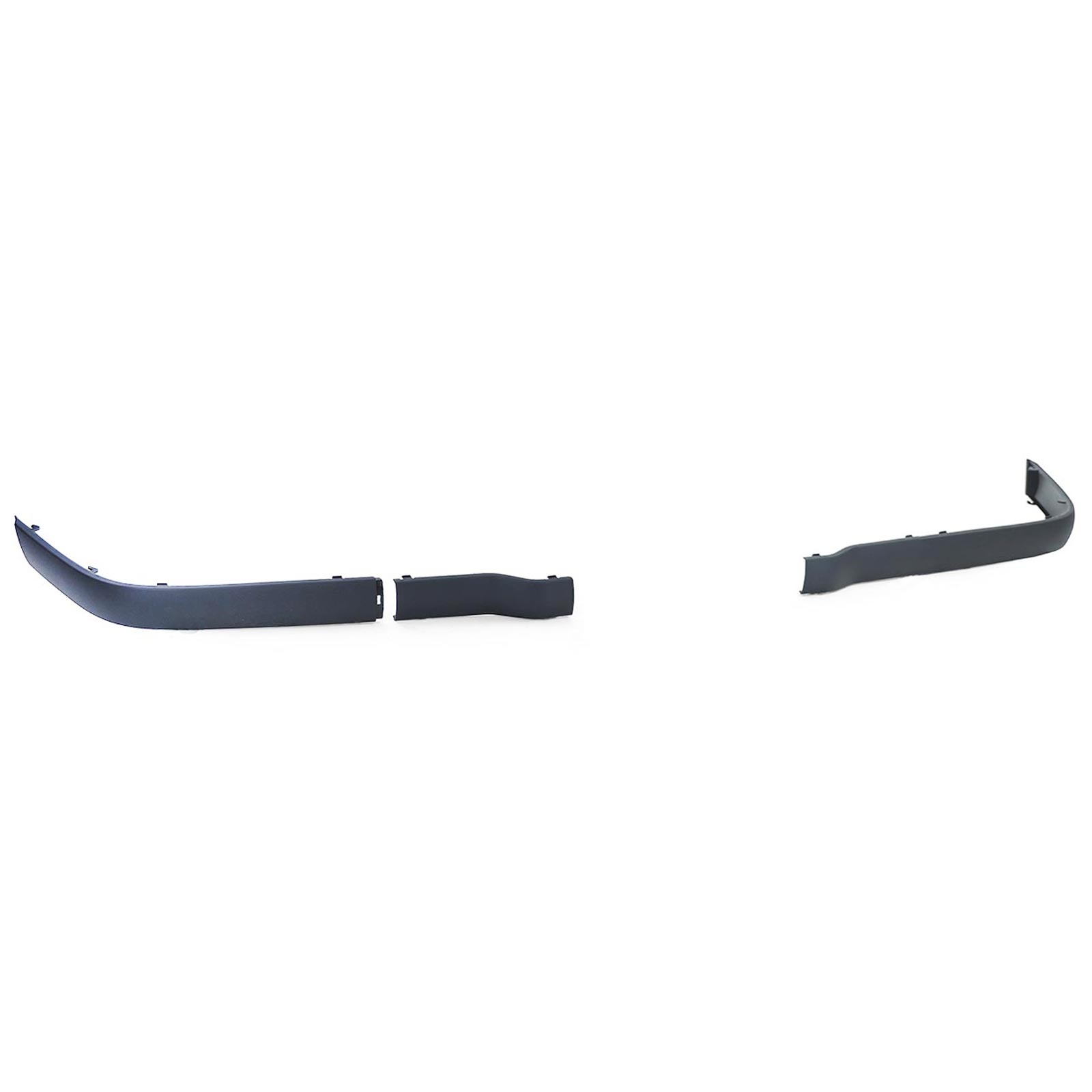 Stootlijsten geschikt voor BMW 3-serie E36 12/1990-08/1999 - 3-delig - zwart