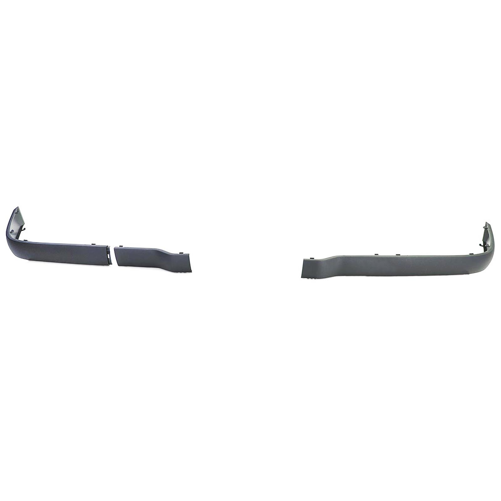 Stootlijsten geschikt voor BMW 3-serie E36 12/1990-08/1999 - 3-delig - zwart