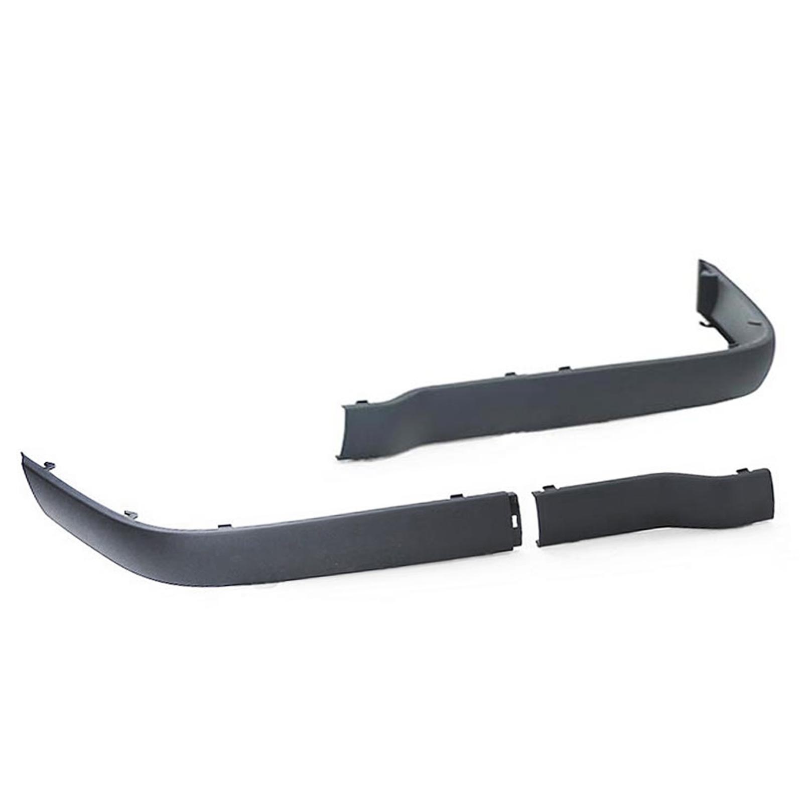 Stootlijsten geschikt voor BMW 3-serie E36 12/1990-08/1999 - 3-delig - zwart