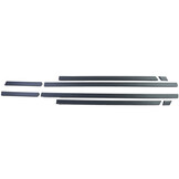 Sierstrips auto - geschikt voor BMW 5-serie E34 sedan/touring 1988-1996 - 8-delig - zwart