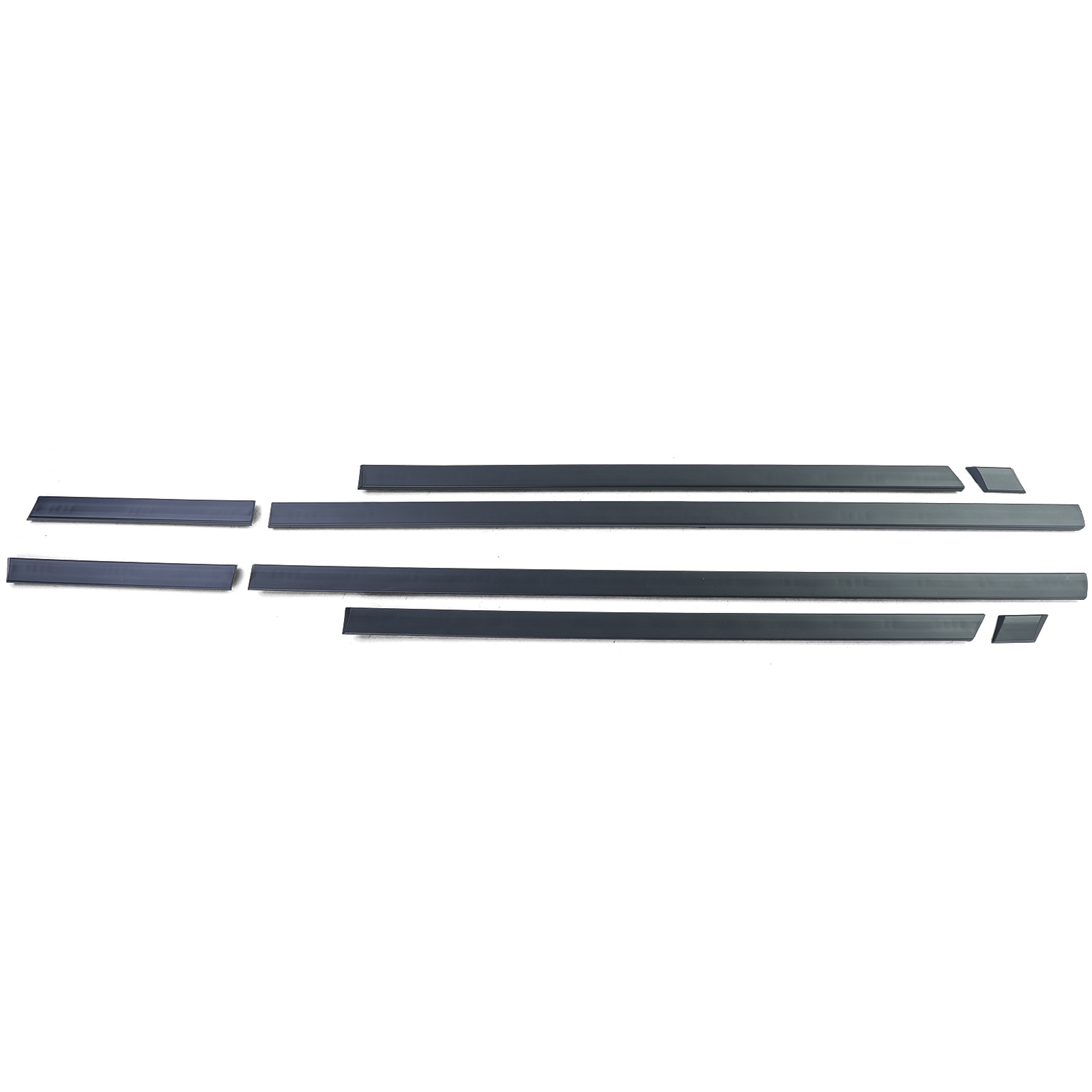 Sierstrips auto - geschikt voor BMW 5-serie E34 sedan/touring 1988-1996 - 8-delig - zwart