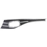 Middenconsole afdekking - geschikt voor BMW F20 F21 F22 F23 - carbon - zwart