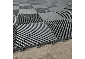 PVC kliktegels - 40x40cm - 34 stuks - 5,44m² - grijs